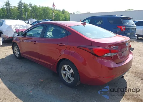 2014 Hyundai Elantra Se from USA, damaged, VIN 5NPDH4AE3EH536043